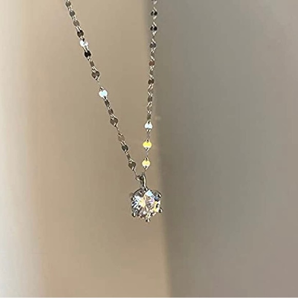 New 925 Silver Iced Out bling sparkling Necklace - Picture 8 of 9